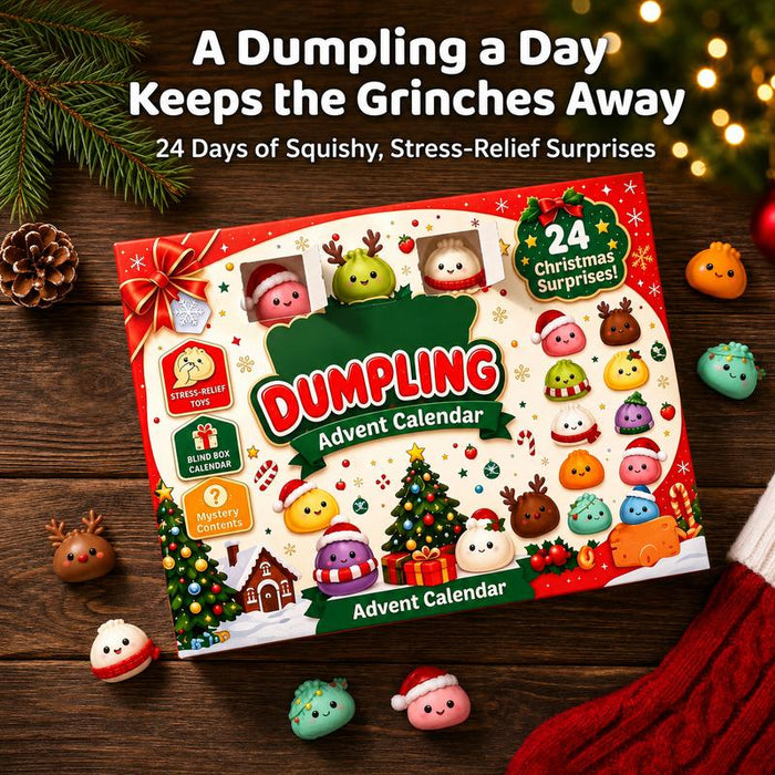 Baby Bubble™ 24-Day Christmas Dumpling Squishy Advent Calendar