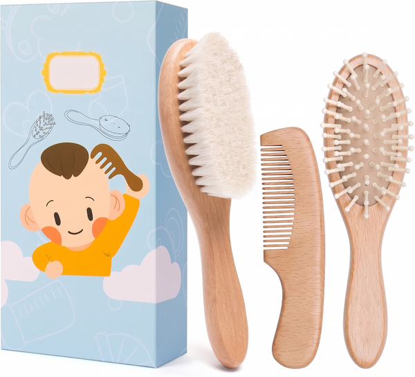 Baby Hairbrush & Comb Set