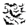 3D Spooky Flying Bats Wall Decals (16-Pack)