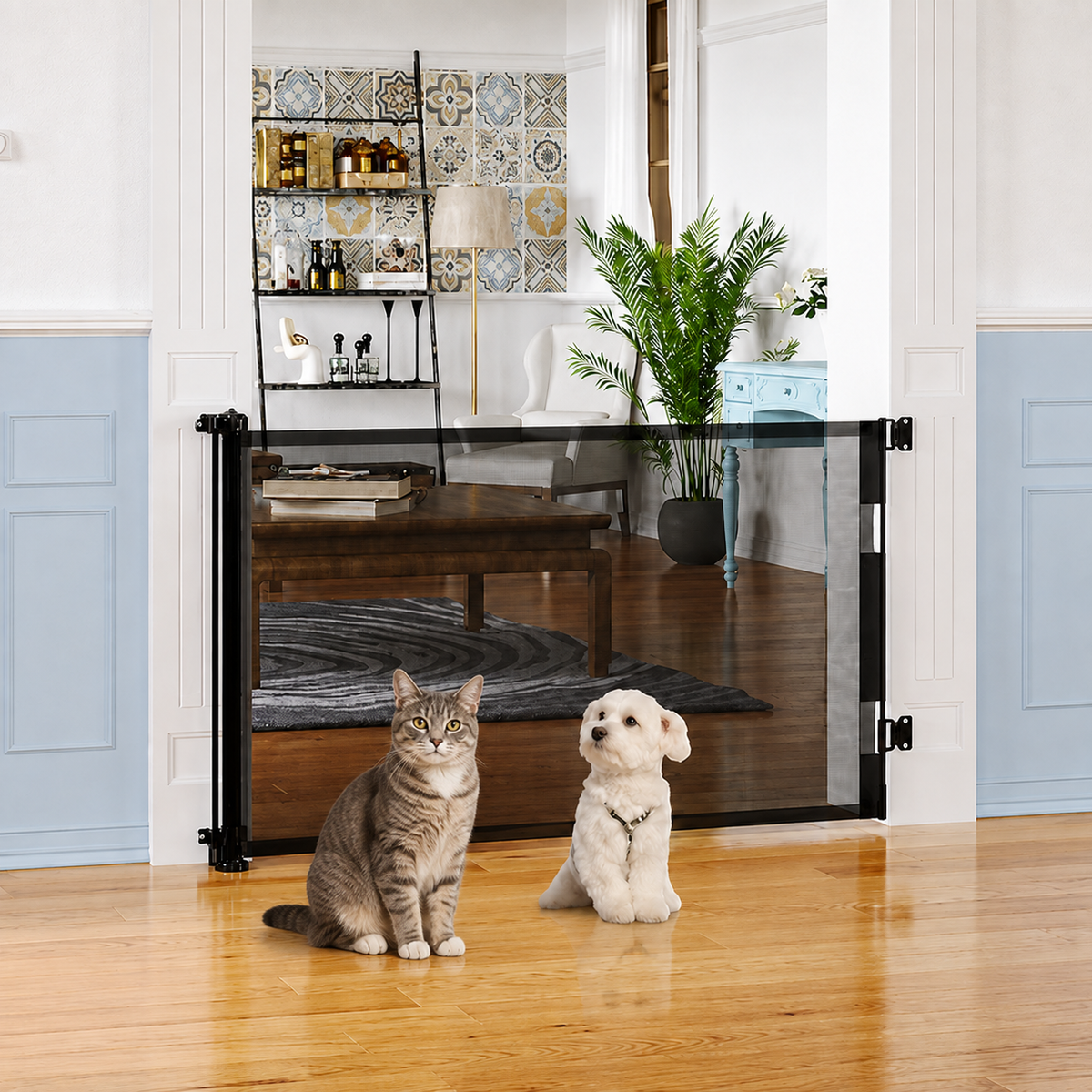 Extra-Tall Retractable Safety Gate View 10
