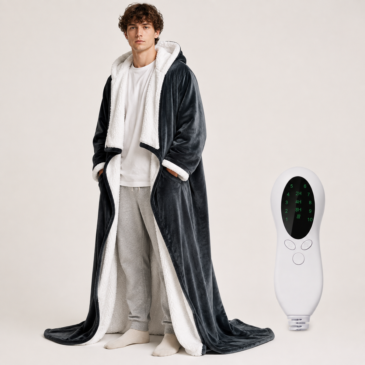 Cozy Robe - Full Body Wearable Electric Heated Blanket View 1
