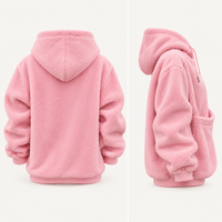 Oversized Cozy Plush Pet Carrier Pouch Pullover Hoodie View 15