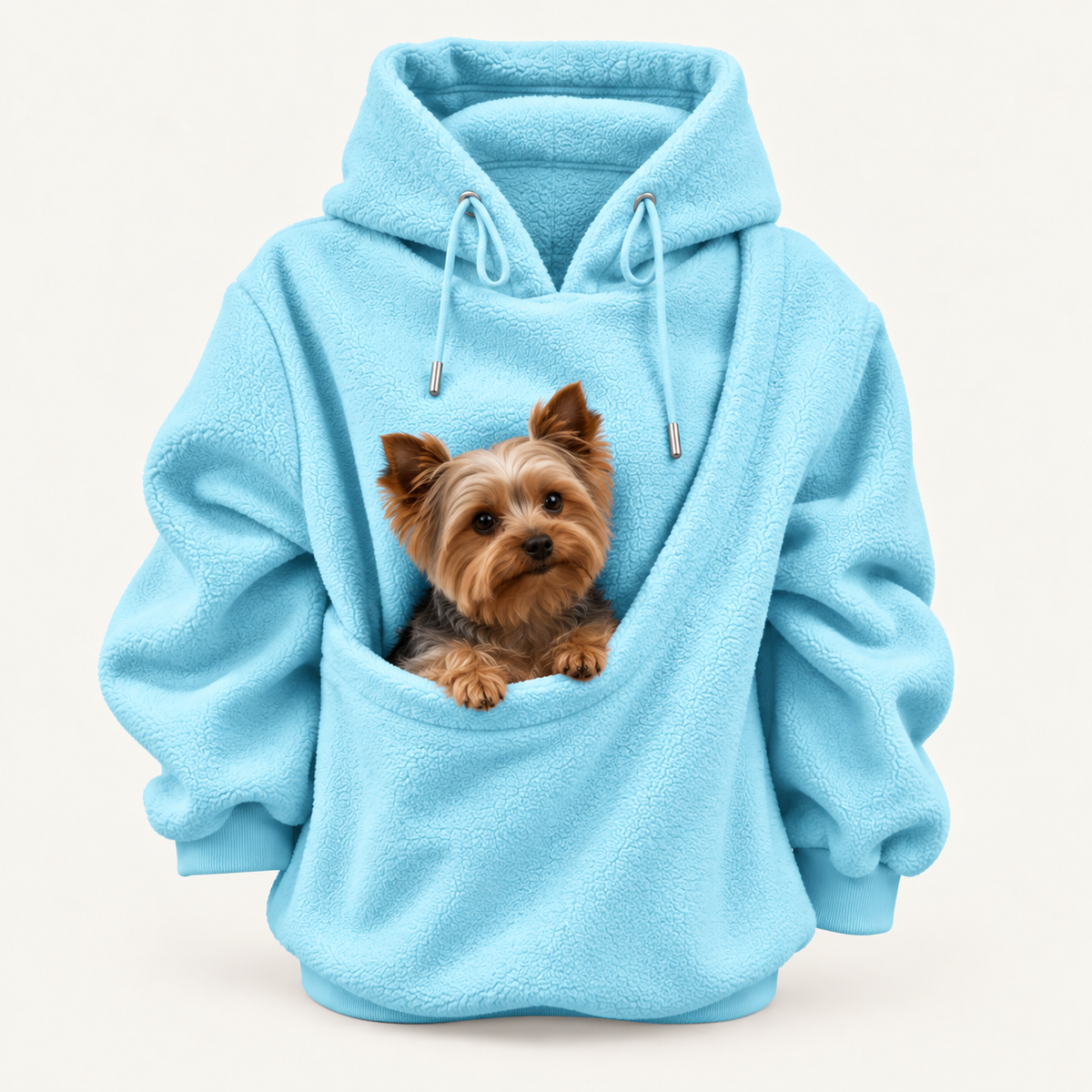 Oversized Cozy Plush Pet Carrier Pouch Pullover Hoodie View 67