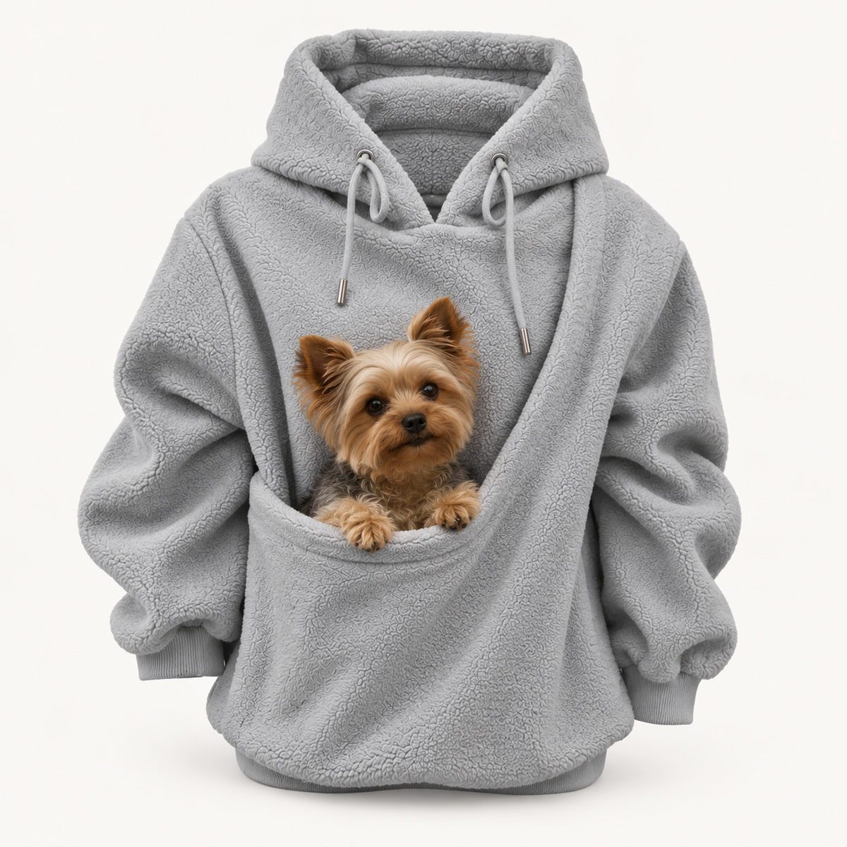 Oversized Cozy Plush Pet Carrier Pouch Pullover Hoodie View 63