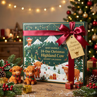 Baby Bubble 24-Day Christmas Highland Cow Advent Calendar - Card 5: Gift-Ready Packaging & Holiday Closer View 5