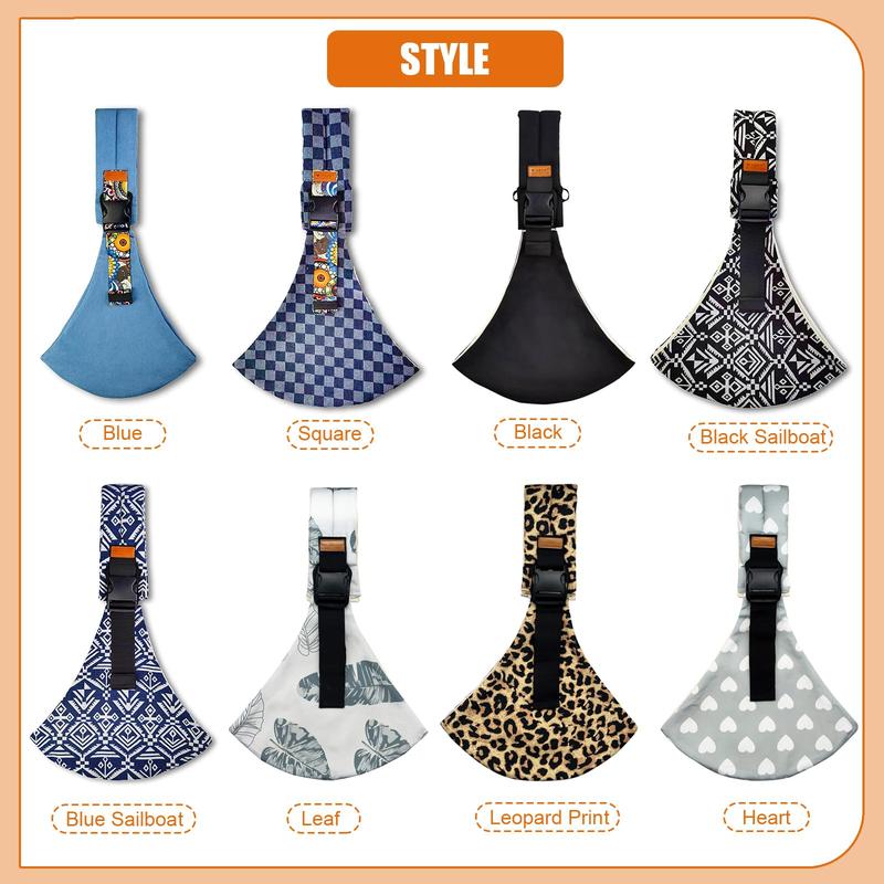 The eight styles: Blue, Square, Black, Black Sailboat, Blue Sailboat, Leaf, Leopard Print and Heart View 3