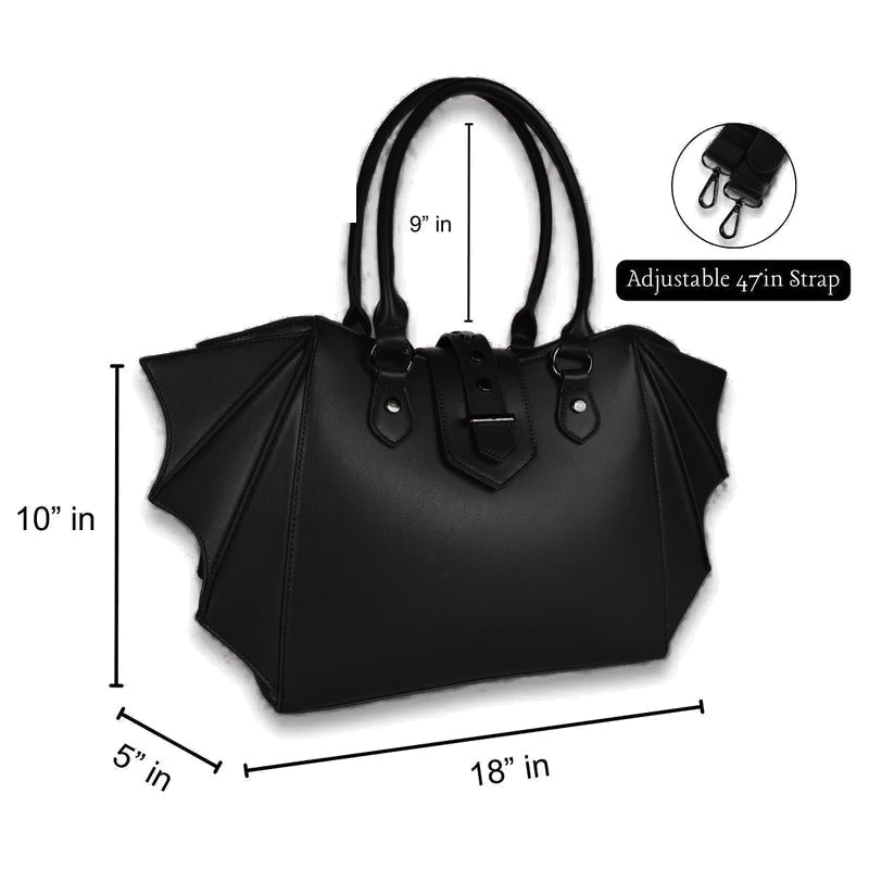 Bat Wing Convertible Shoulder Bag View 7