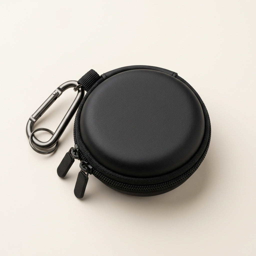 Zippered Compact Earbud Storage Case View 1