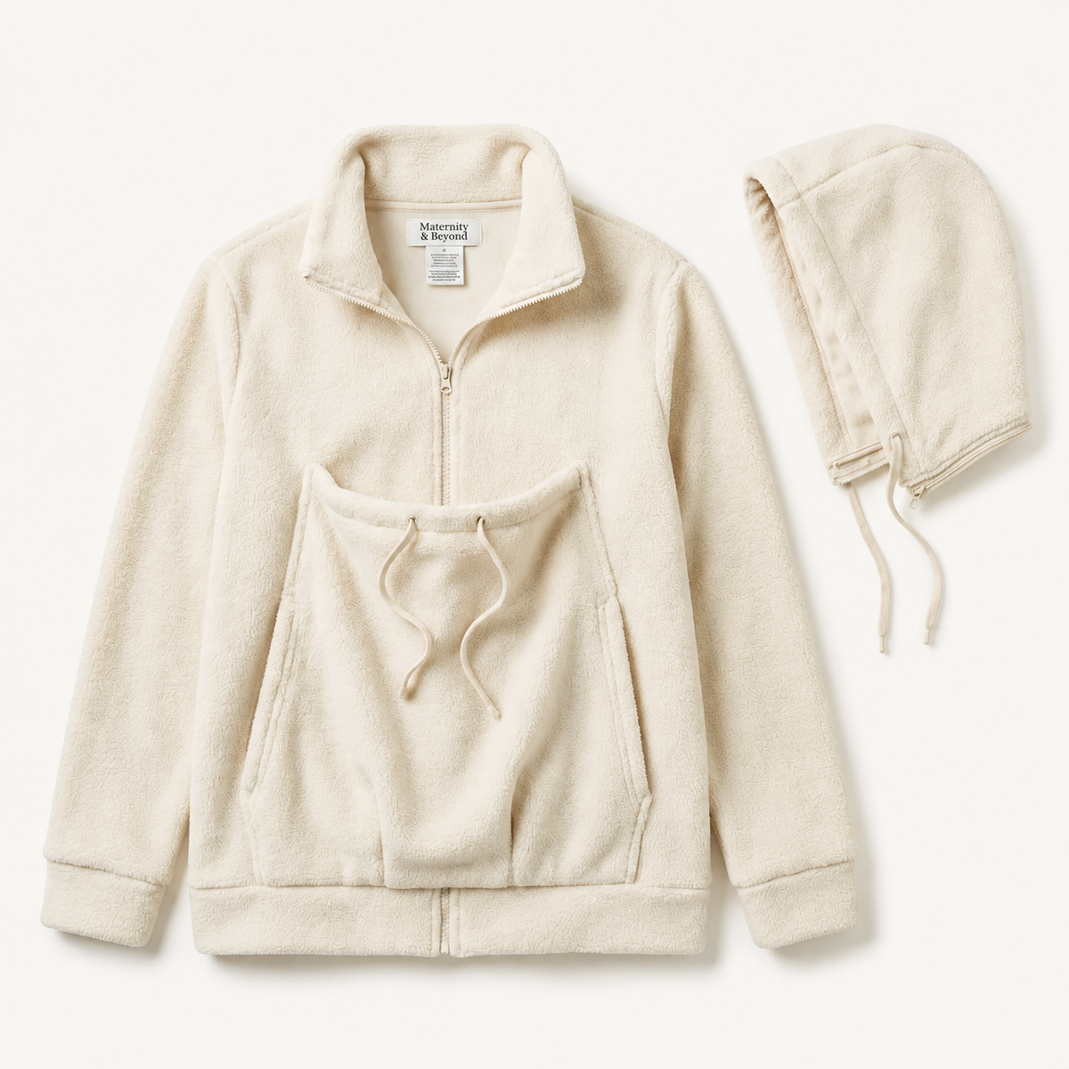 2-in-1 Kangaroo Carrier Maternity Hoodie View 1