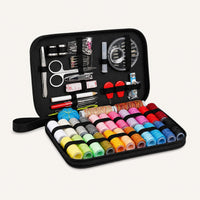 Complete sewing kit with threads and tools View 1