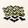 Glowing Eyes Window Stickers