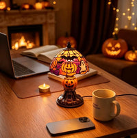 Spooklight Stained Glass Lamp View 1