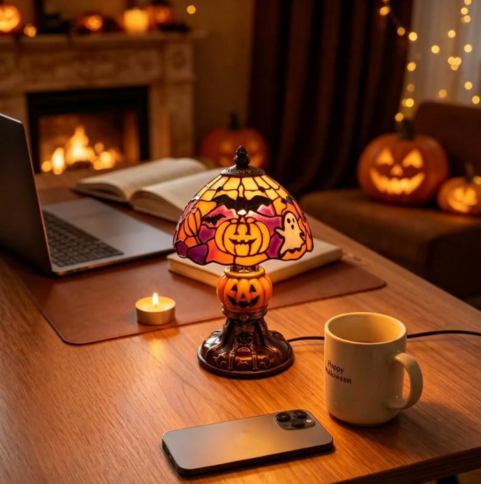 Spooklight Stained Glass Lamp