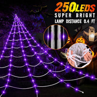 Giant Glowing Spider Web Light View 4