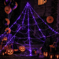 Giant Glowing Spider Web Light View 2