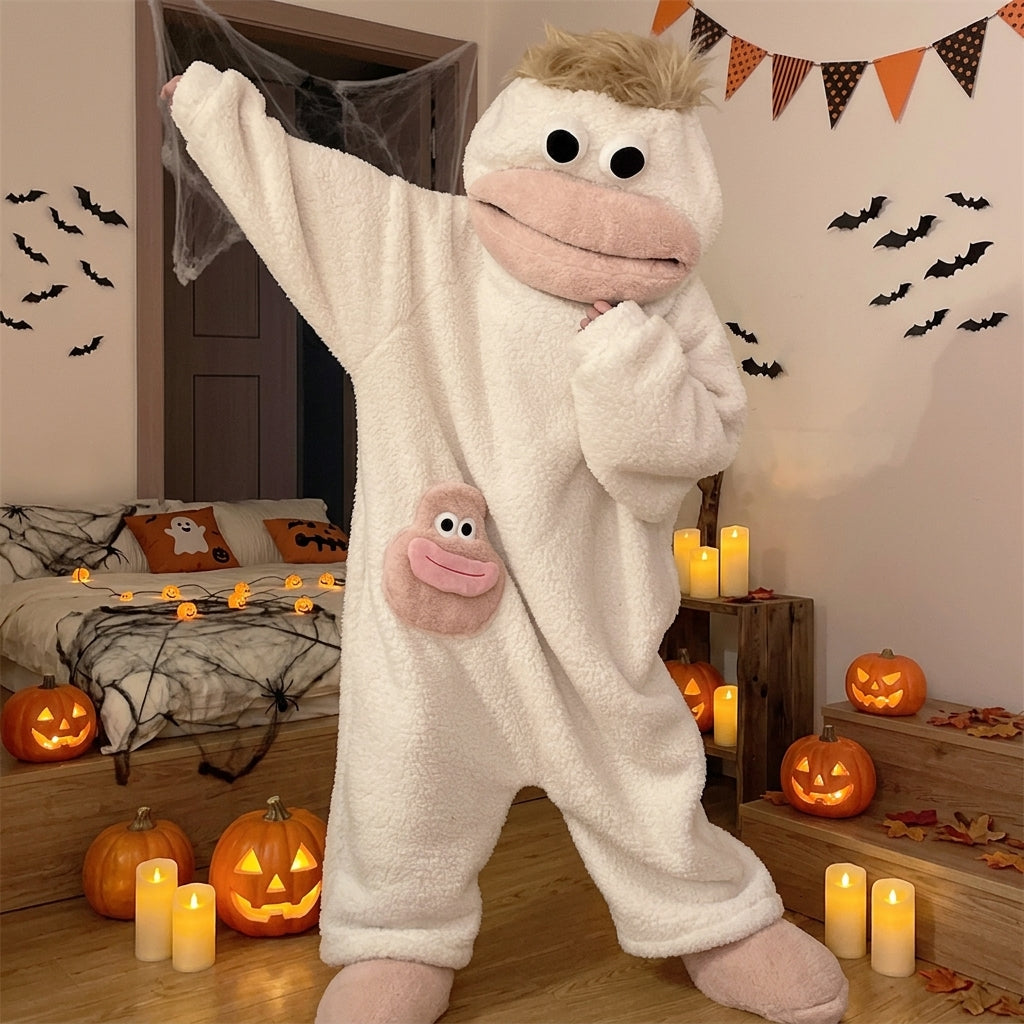 Big-Mouth Monster Onesie™ White View 7