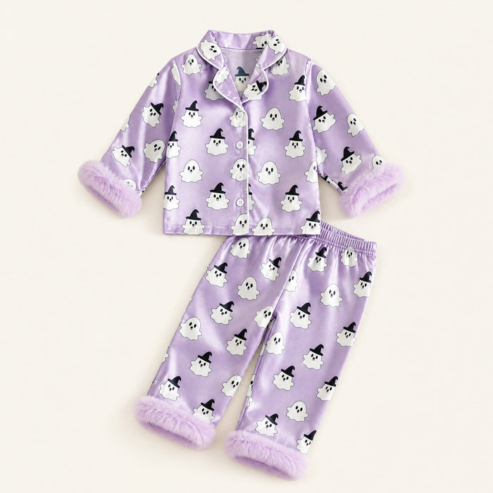 Baby Bubble™ Ultra-Soft Satin Toddler Halloween Pajama Set