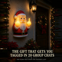 Naughty Santa Halloween and Christmas Lamp View 1