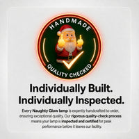 Naughty Santa Halloween and Christmas Lamp View 7