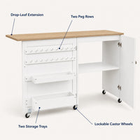 Baby Bubble™ Portable Sewing Machine Extension Table View 2