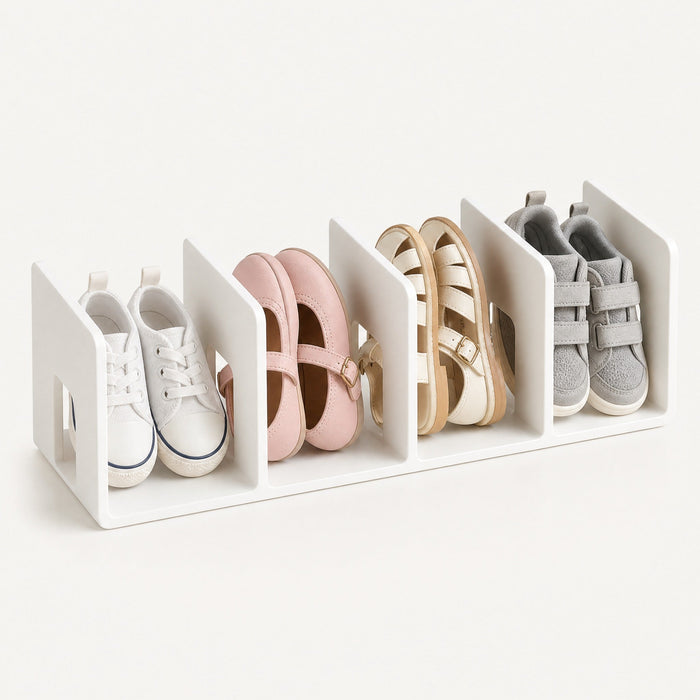 Baby Bubble™ 4-Tier Clear Acrylic Kids Shoe Rack