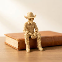 The Skeleton Cowboy Desk and Shelf Figurine Beige Hero View 1