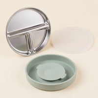 Stainless Steel Non-Toxic Toddler Suction Plate View 2